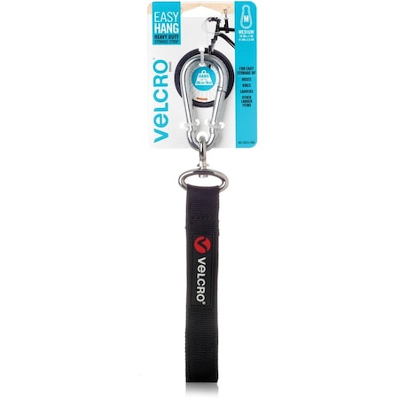 Velcro Brand Back-to-Back Strap, No Adhesive, 12-3/4", 3-1/2" W, Black VEK30121